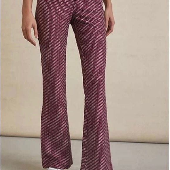Anthropologie Pants - Anthropologie NWT flare pink/rose pants